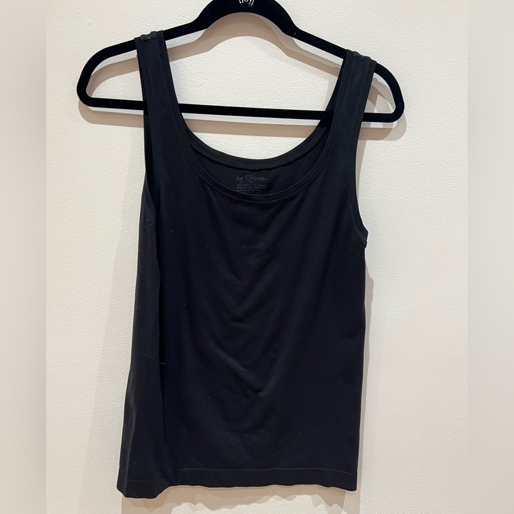 Black By Chicos Tank Top Size 1